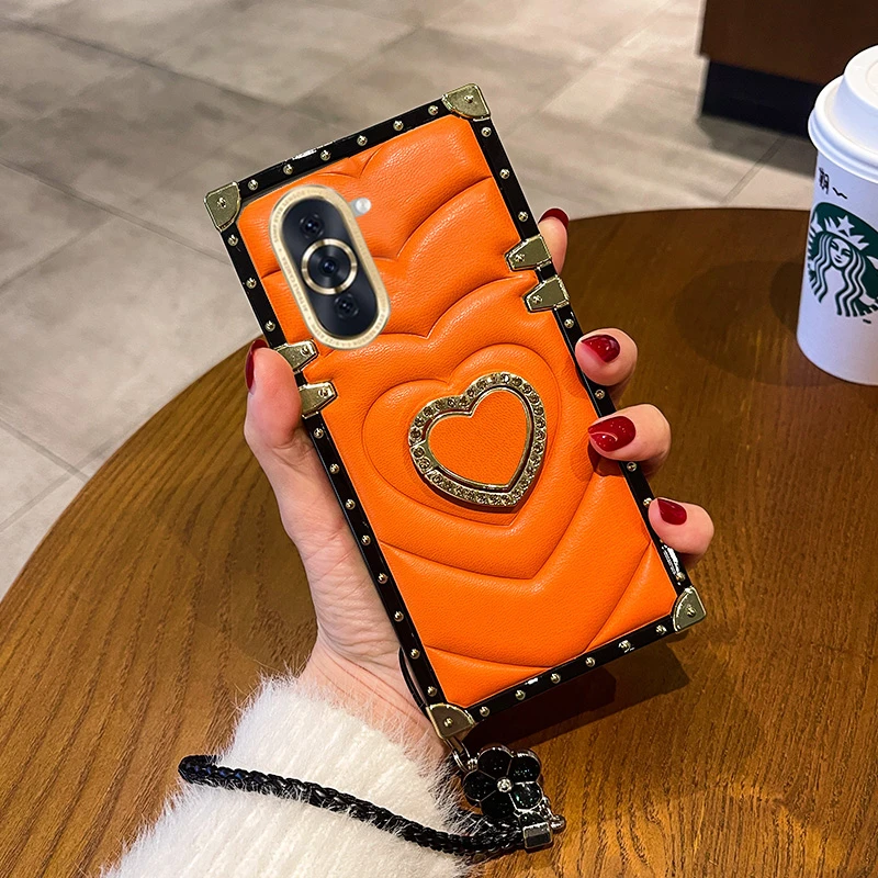 华为nova10时尚手机壳nova9皮纹nova10pro女款防摔手机壳手机壳