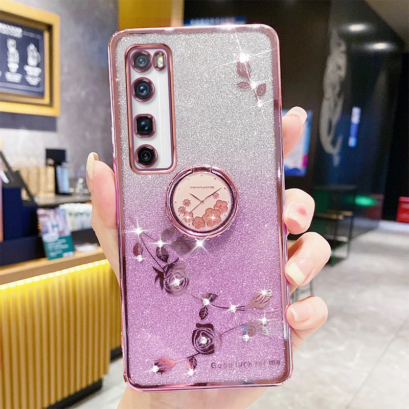 华为nova7系列手机壳女款nova7pro创意玫瑰防摔壳