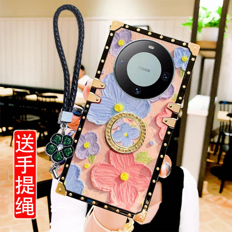 适用华为mate60手机壳mate50/60pro时尚mate40p防摔mate30pro后壳