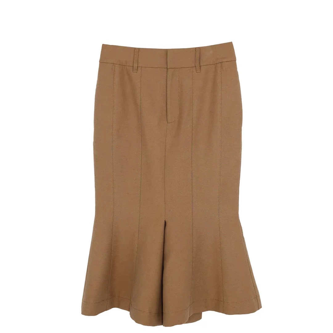 有尾鱼尾下摆裙裤