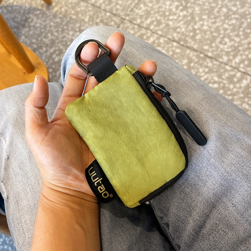 uutao原创挂件包轻便小包卡包证件包钥匙包布面防水随手身份证包