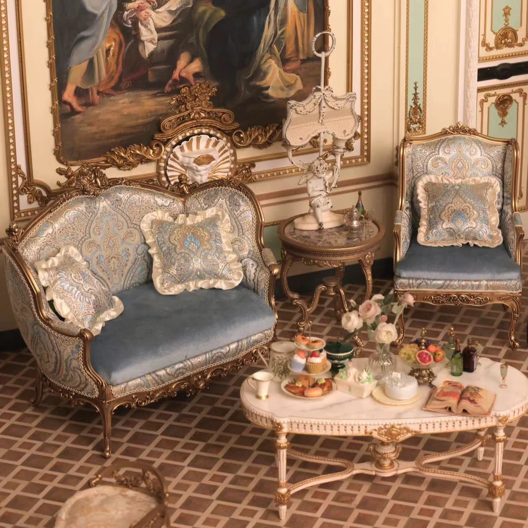 微观臻慕 巴洛克系列家具成品微缩家具