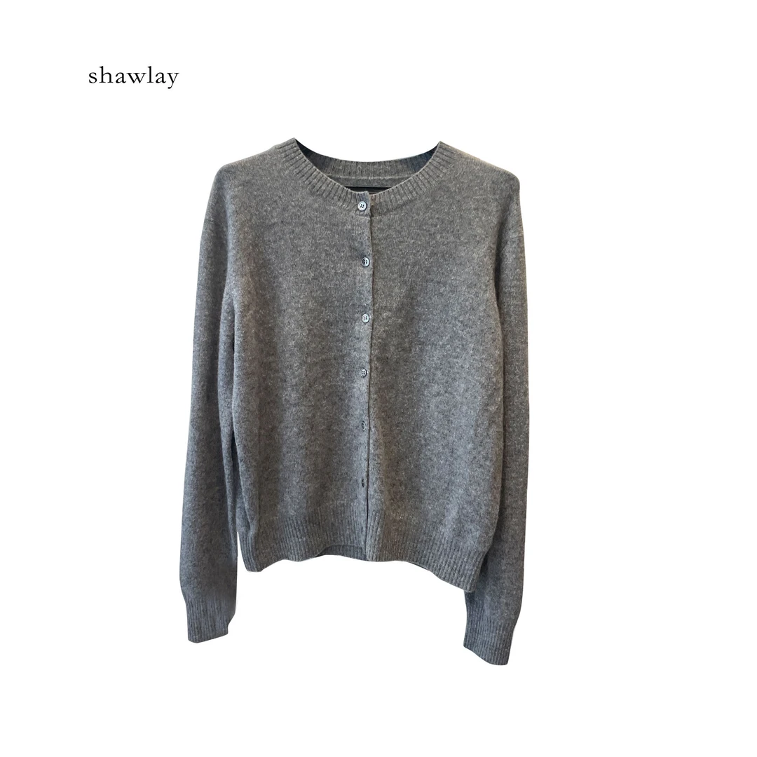 100羊绒针织开衫外套CL2410