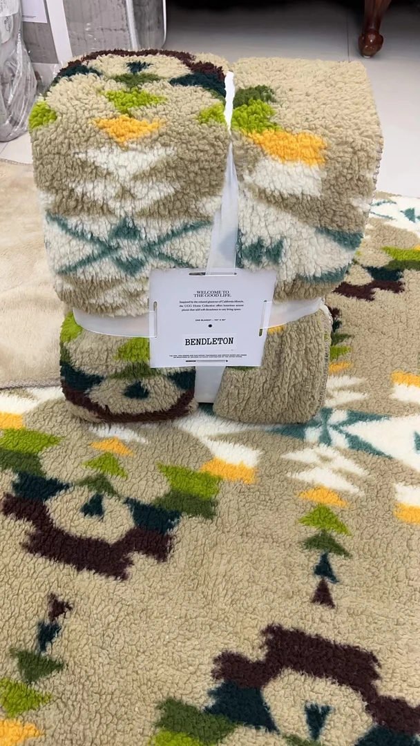 ღ220*240 苏小象专属燕麦色波西米亚毛毯 ღ