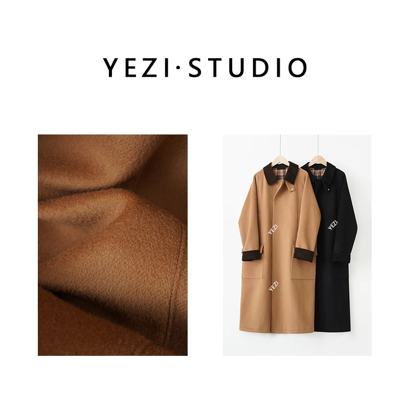 叶子定制-【高智女主】大衣大牌同款感羊.毛轻量大衣24315718-10/13