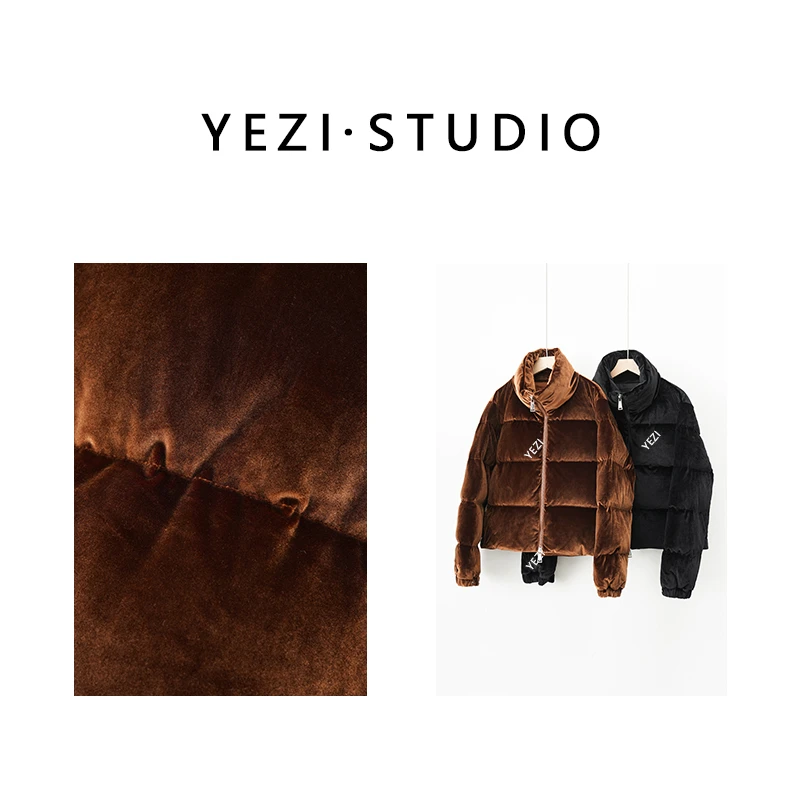 MUSEWAVE MSW/沐诗薇7/27短款丝绒鹅绒服23412356