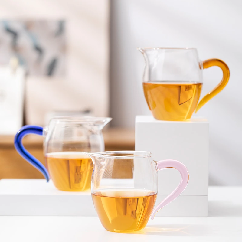 高硼硅加厚款耐热玻璃茶具公道杯透明分茶器 A5328 A4933 A4932