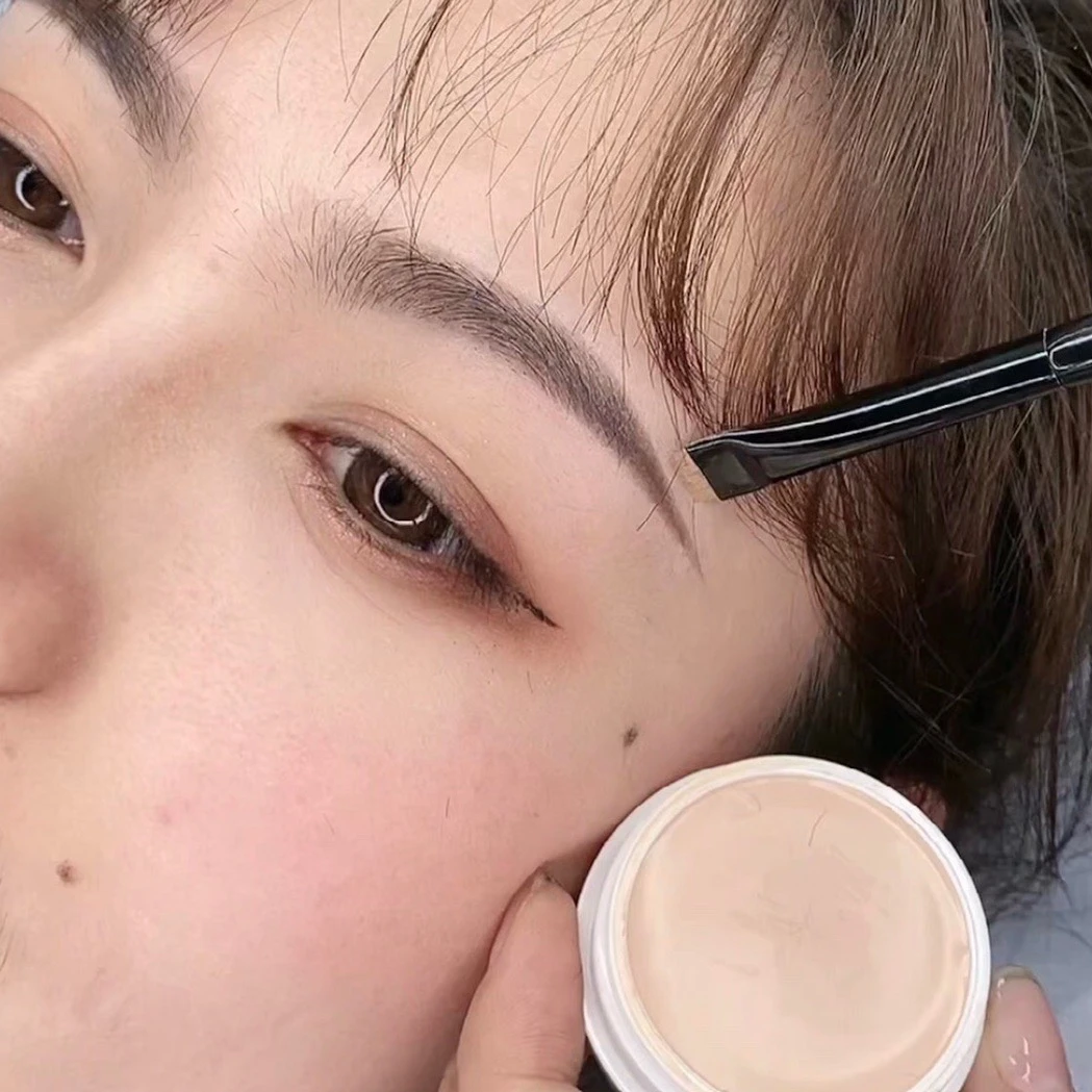 纹绣师化妆修眉毛遮瑕笔套装修饰眉边缘遮瑕膏修边神器遮斑