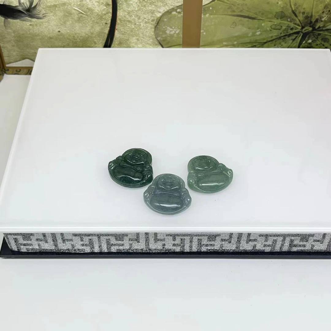 天然a货翡翠佛公吊坠 C371—多样性发一件