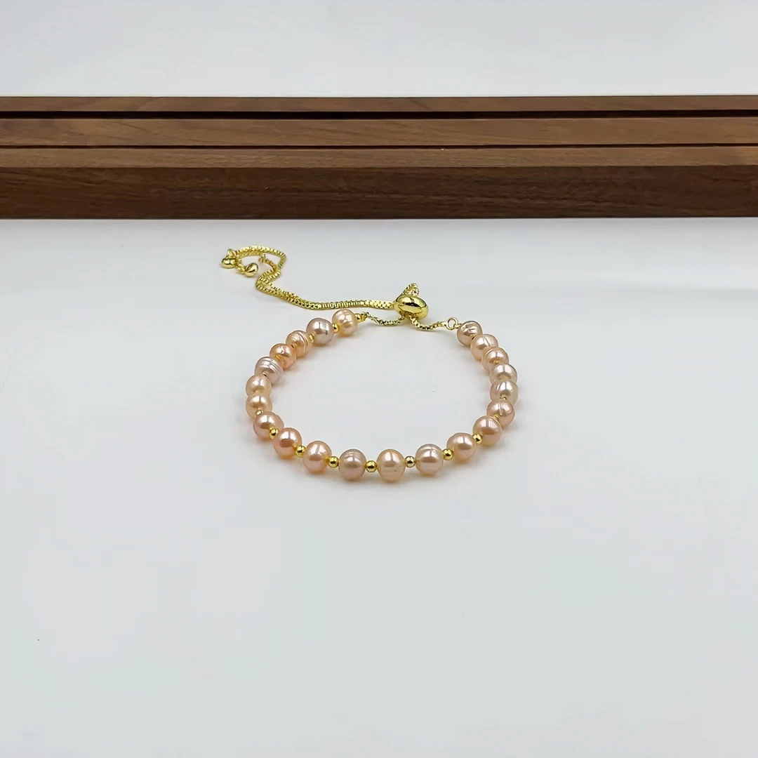 天然淡水珍珠气质百搭女款手链 K622—多样性发