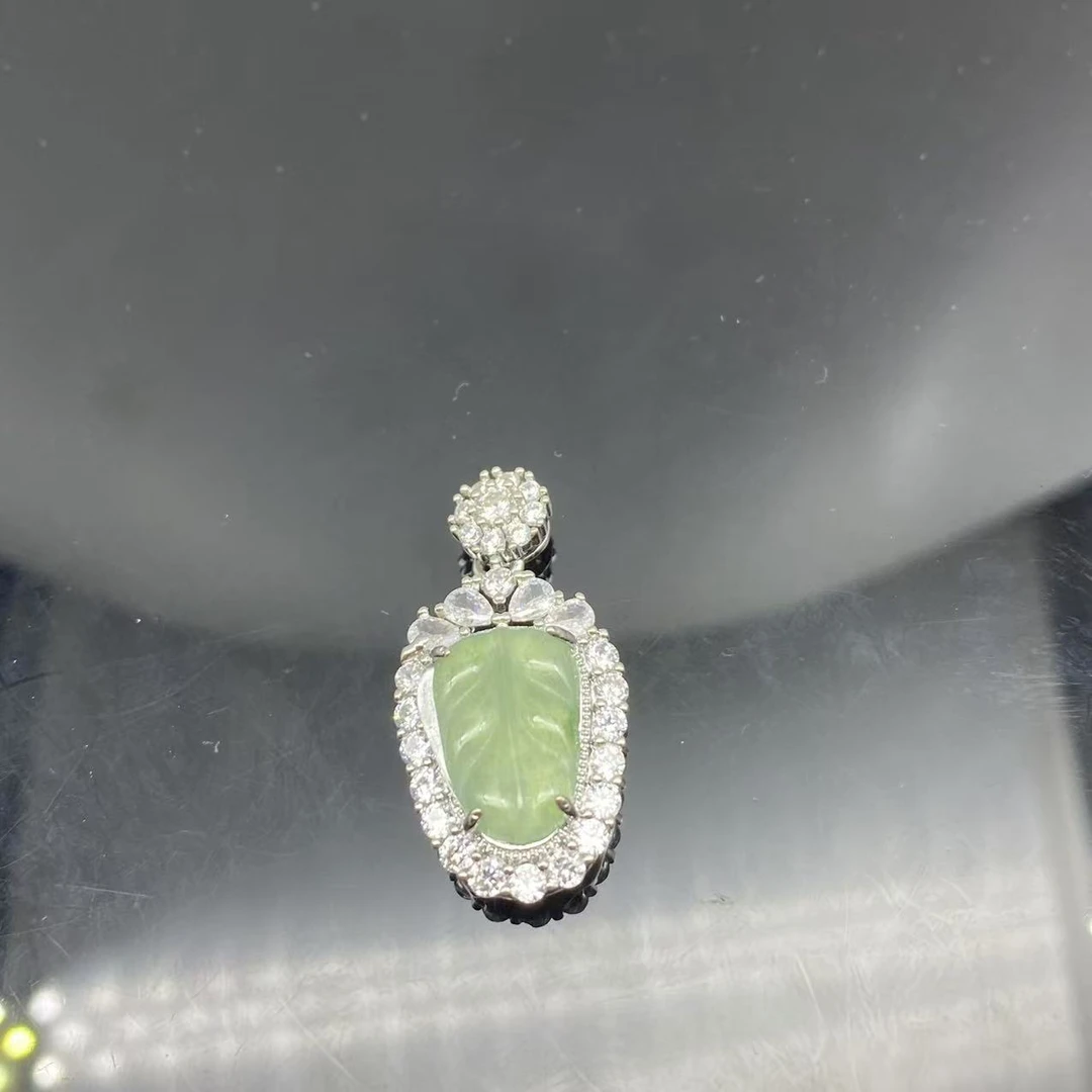 天然A货翡翠树叶吊坠c907-多样性发