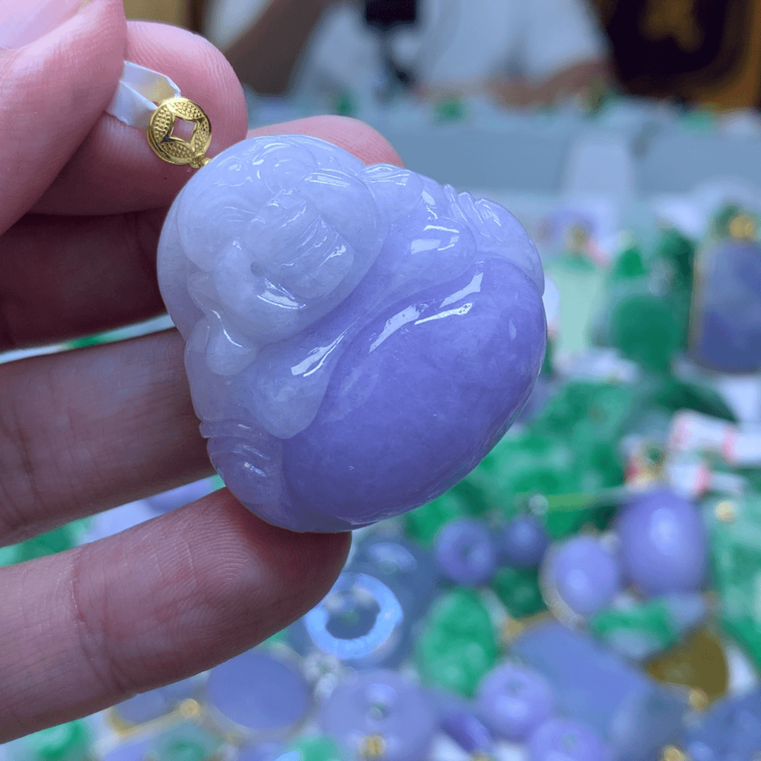 翡翠颈饰18K金镶嵌1111111111