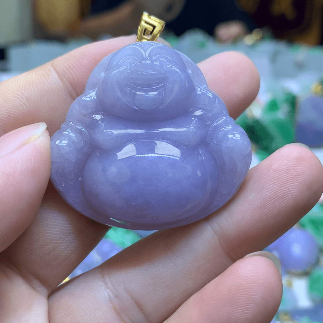 翡翠颈饰18K金镶嵌nvchunvcunm
