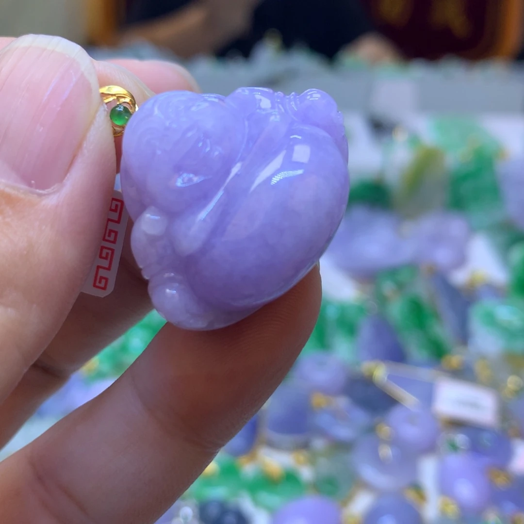 翡翠颈饰18K金镶嵌babubachunm