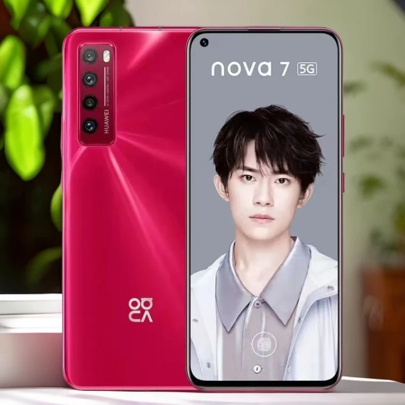 99新 Huawei/华为 Nova7 麒麟985鸿蒙系统智能游戏双卡全二手优品