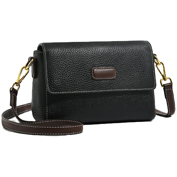 扭上有些染发氧发氧，完美主义者慎拍，时尚荔枝纹头层牛皮单肩斜挎