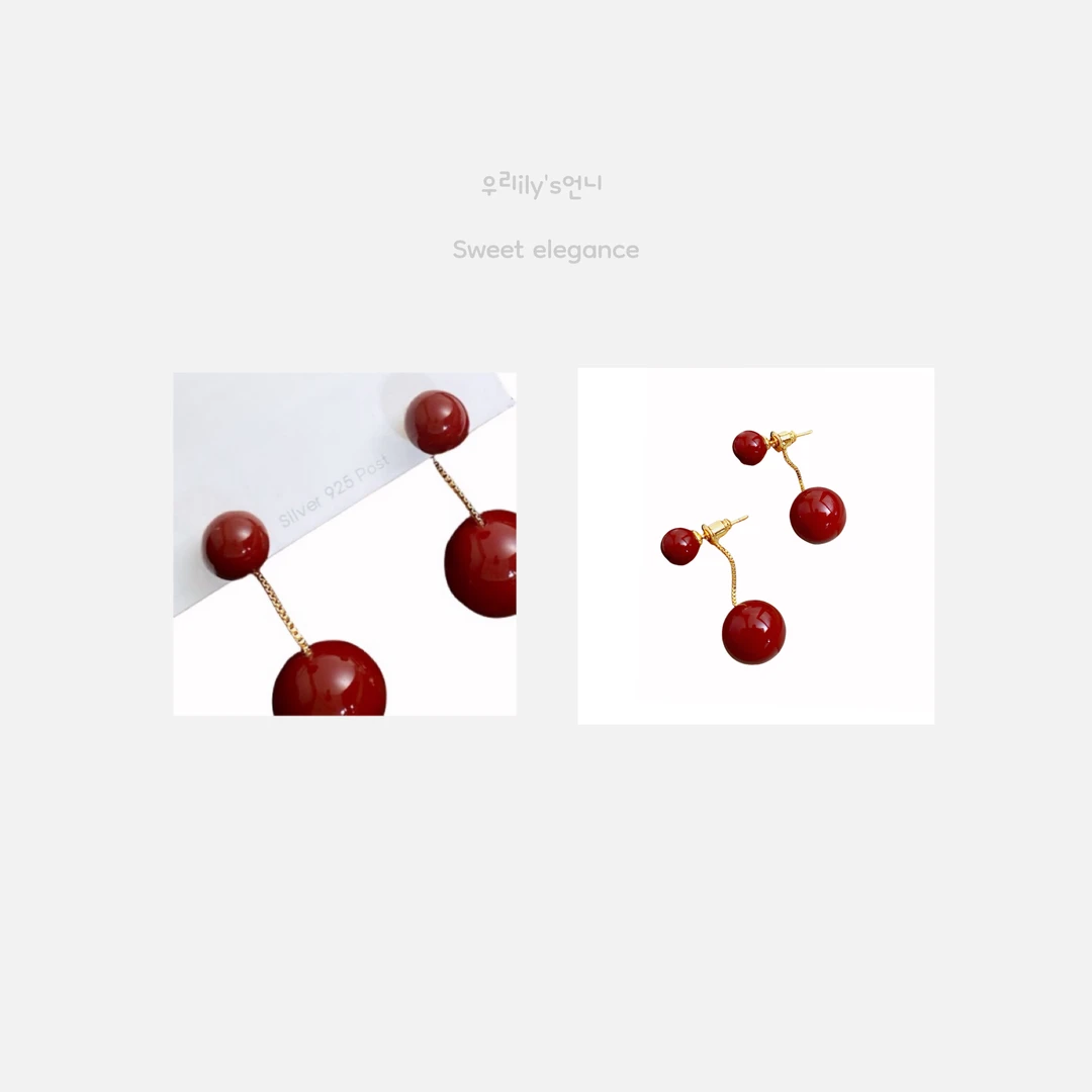 非金属仿珍珠耳饰 【芊禧】韩系New-时尚手作气质轻奢简约耳饰