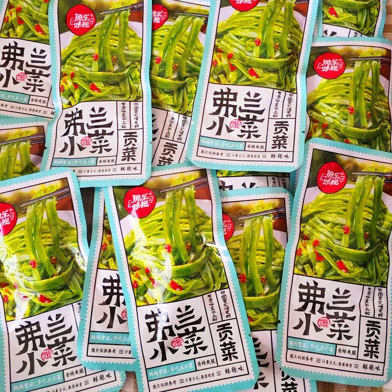 湖南特产鱼乐味视弗兰小菜脆爽贡菜开胃下饭菜休闲零食小吃小