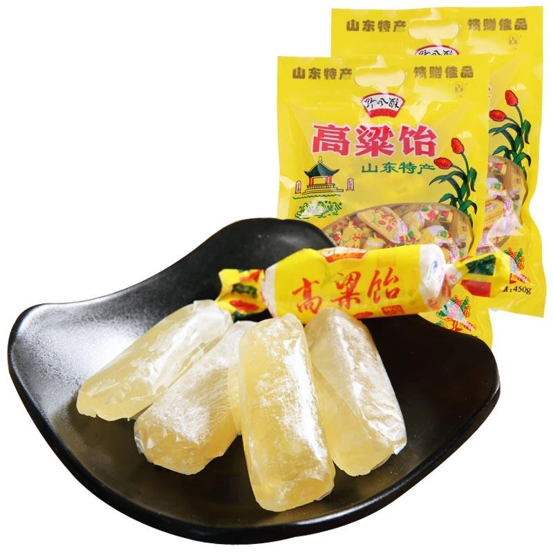 野风酥山东济南特产高粱饴软糖 正宗拉丝饴糖原味老式怀旧怡糖果
