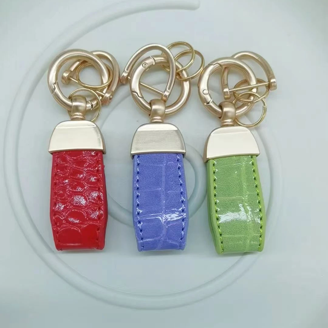 高品质鳄鱼纹路汽车钥匙扣萌粒钥匙扣包包配饰