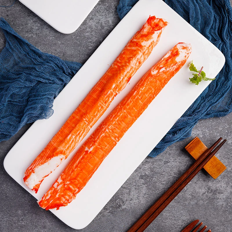 【美加佳】1kg*1袋巨无霸鳕鱼蟹柳解冻即食火锅食材净含量
