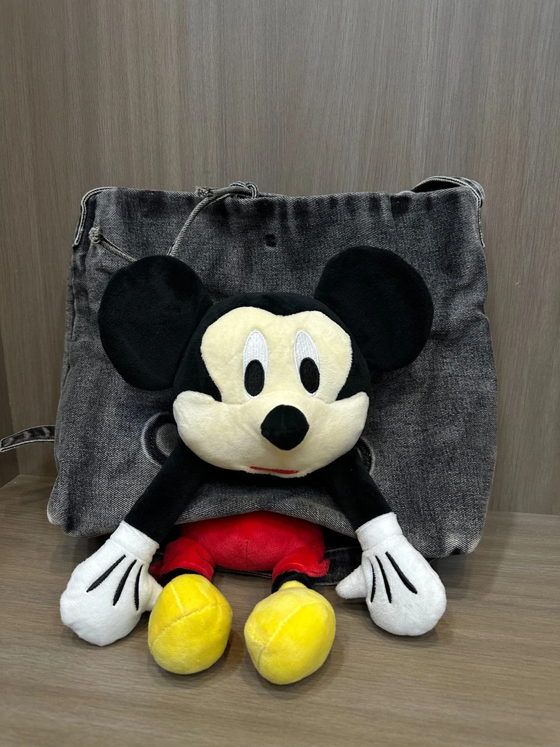 米奇时尚百搭绑带斜挎包