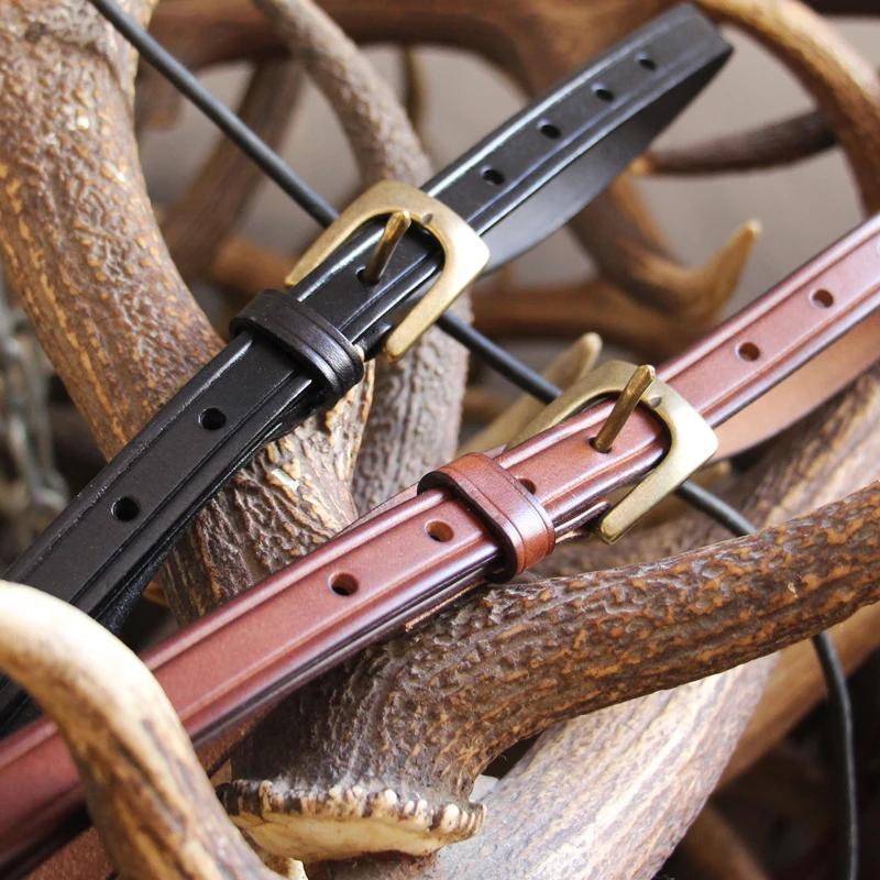 56号女士腰带黑色头层牛皮MJ169（这款不能改短)