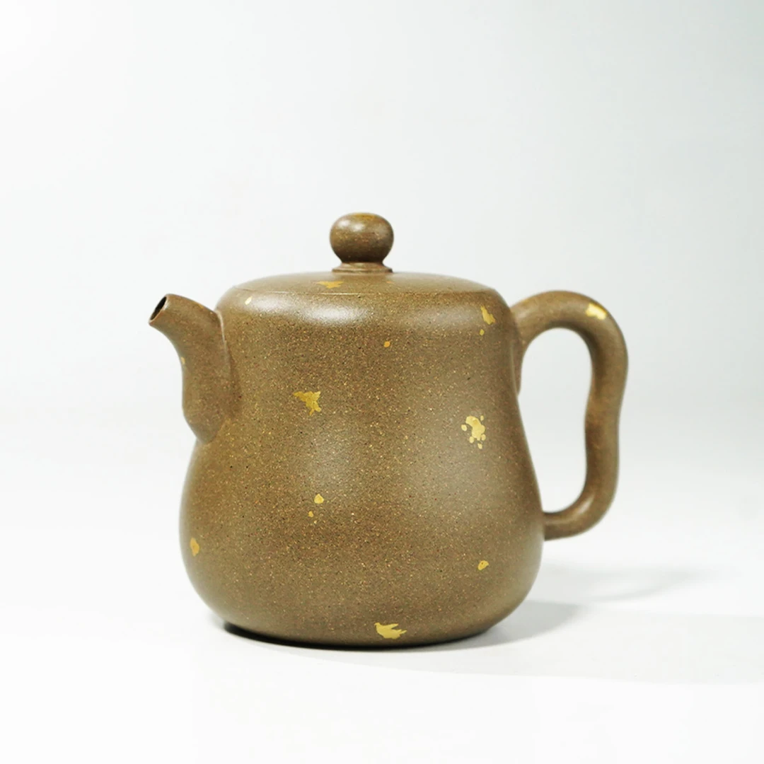 铁砂藏·复刻逍遥-150cc.段泥洒金.手拉壶