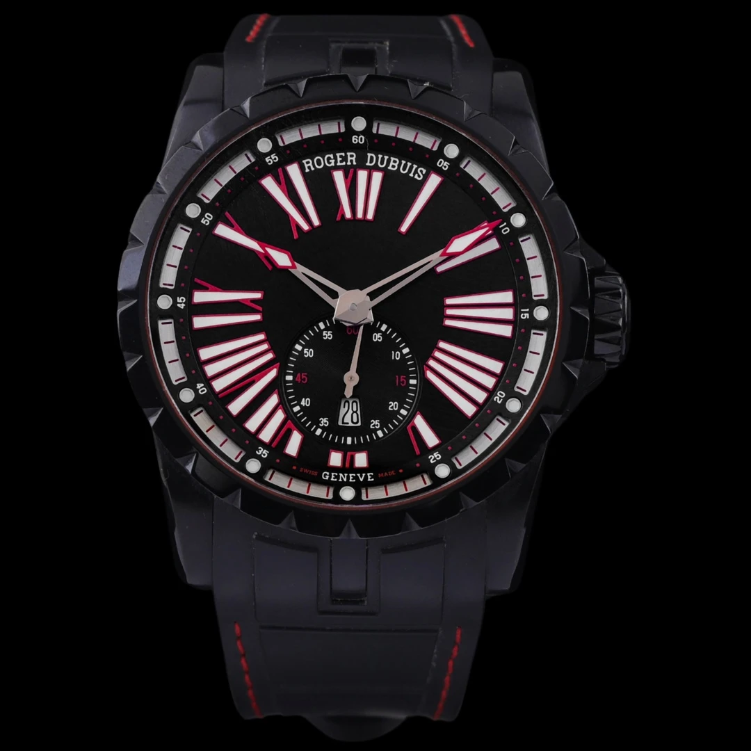 95新 ROGER DUBUIS/罗杰杜彼 S公价140000/王者/21年全套/45mm
