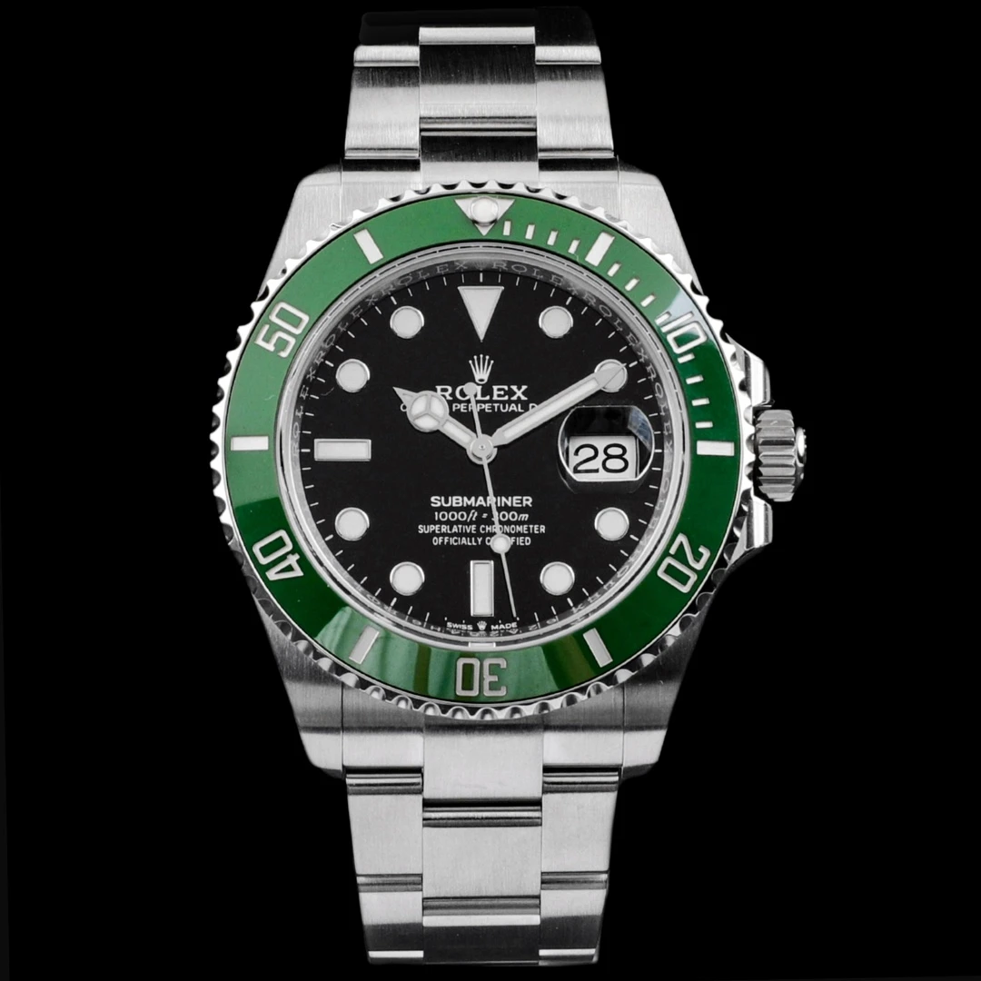 99新 Rolex/劳力士 S/公价90300/绿水鬼126610/24年10月全套/41mm