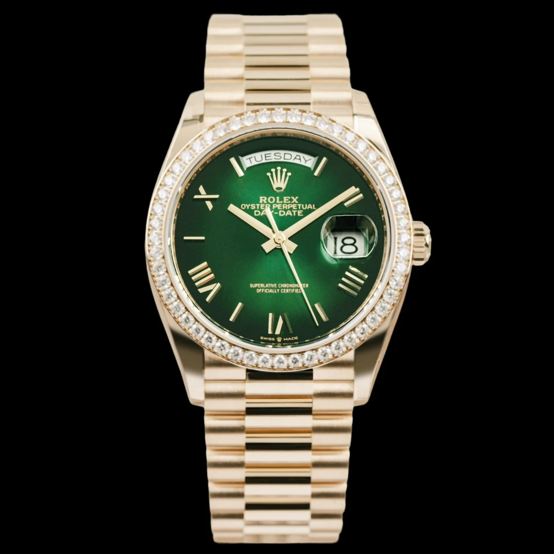 99新 Rolex/劳力士 S/烟熏绿128348/未使用全套/36mm