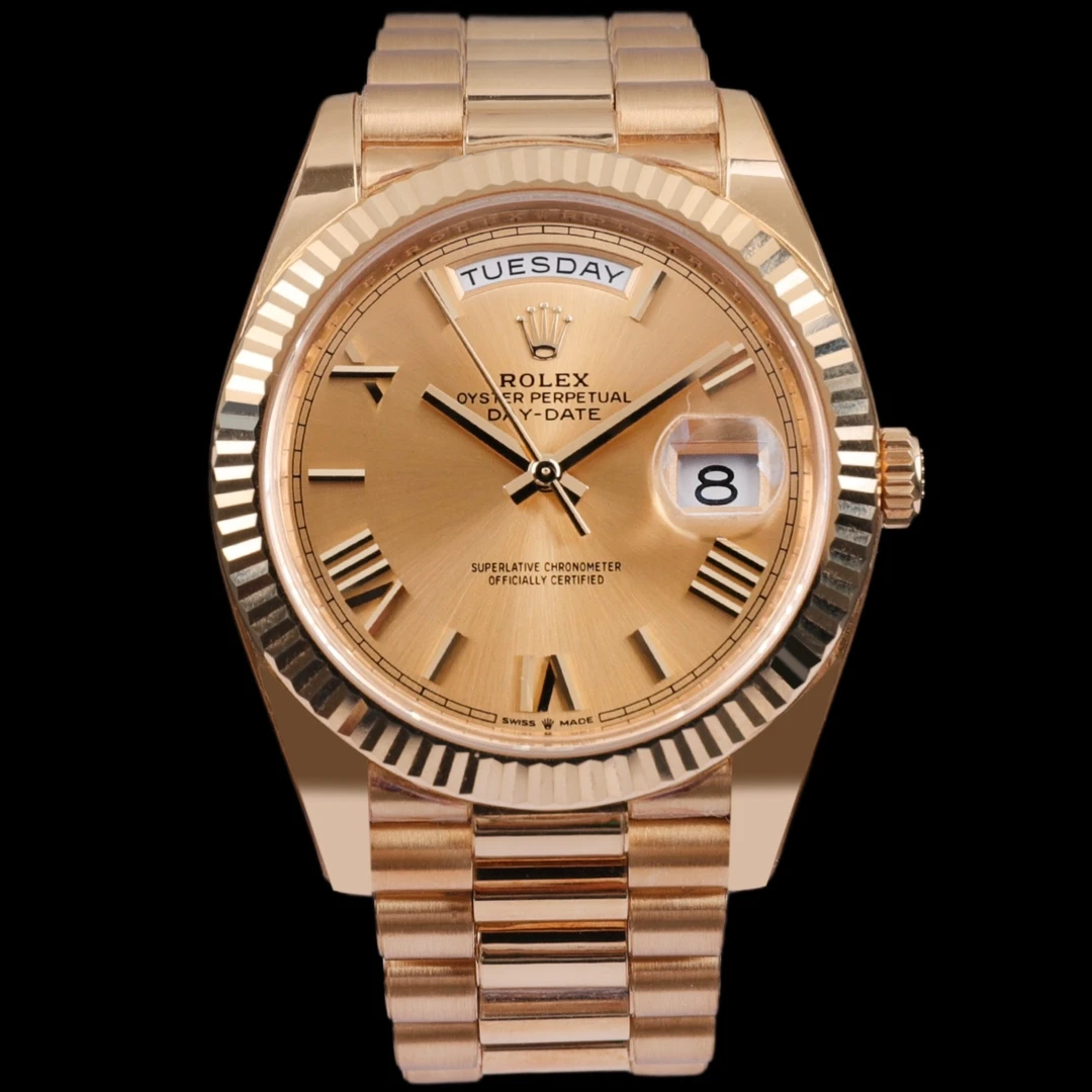 95新 Rolex/劳力士 童童/金罗马DD/228238/22年全套/公价335500