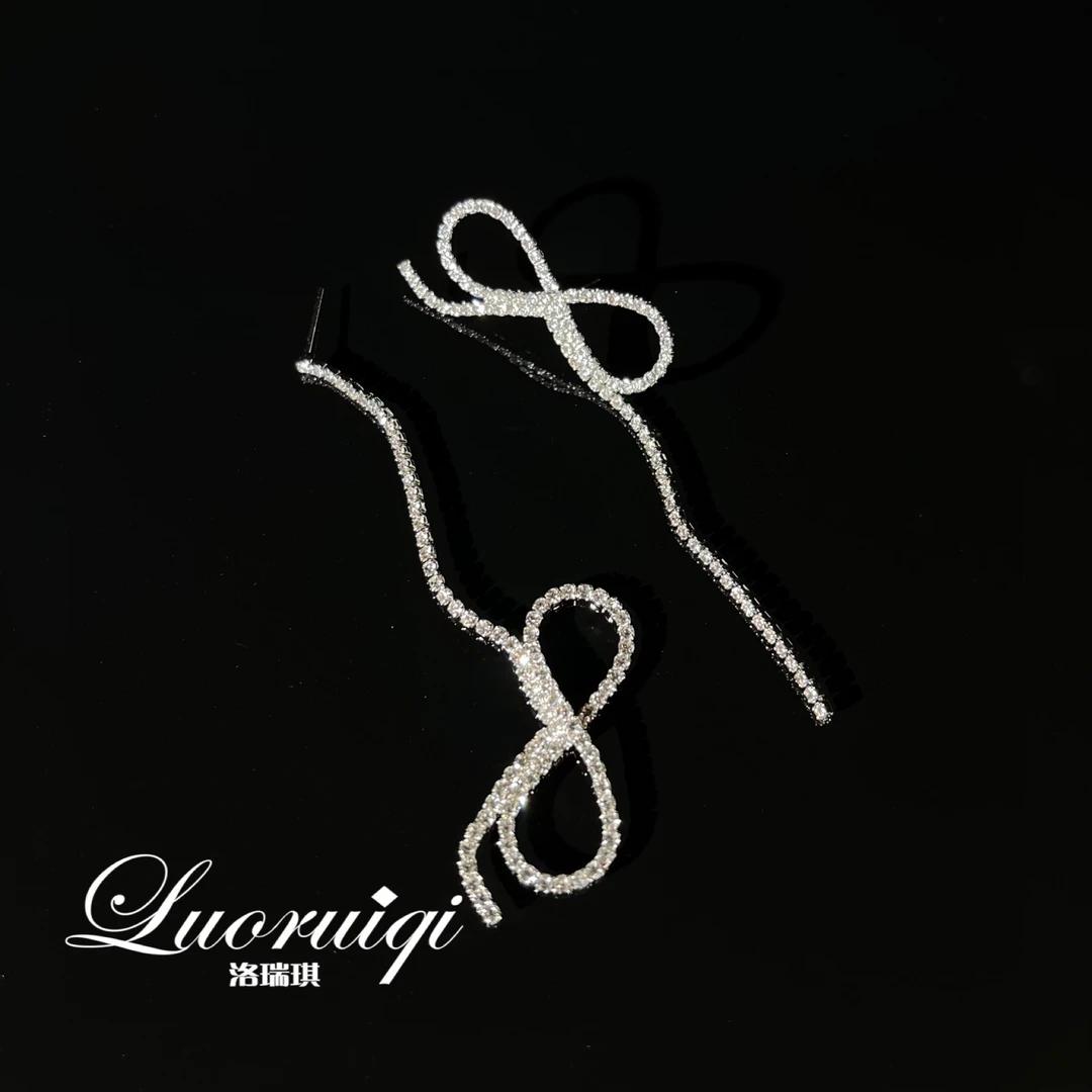 铜合金耳饰 4230超仙蝴蝶结AB款耳环