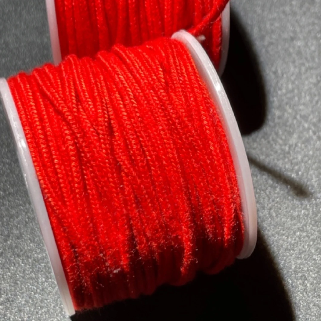 凤眼菩提手串佛珠（红色2.0mm专用包心棉线20米）