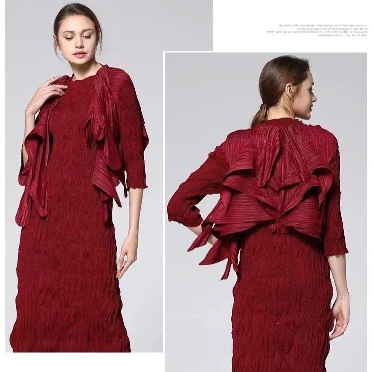 QD一条必入的扭扭连衣裙W4027