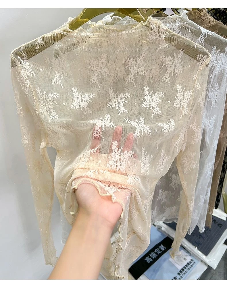 雪哥家【蕾丝内搭打底衣】清爽