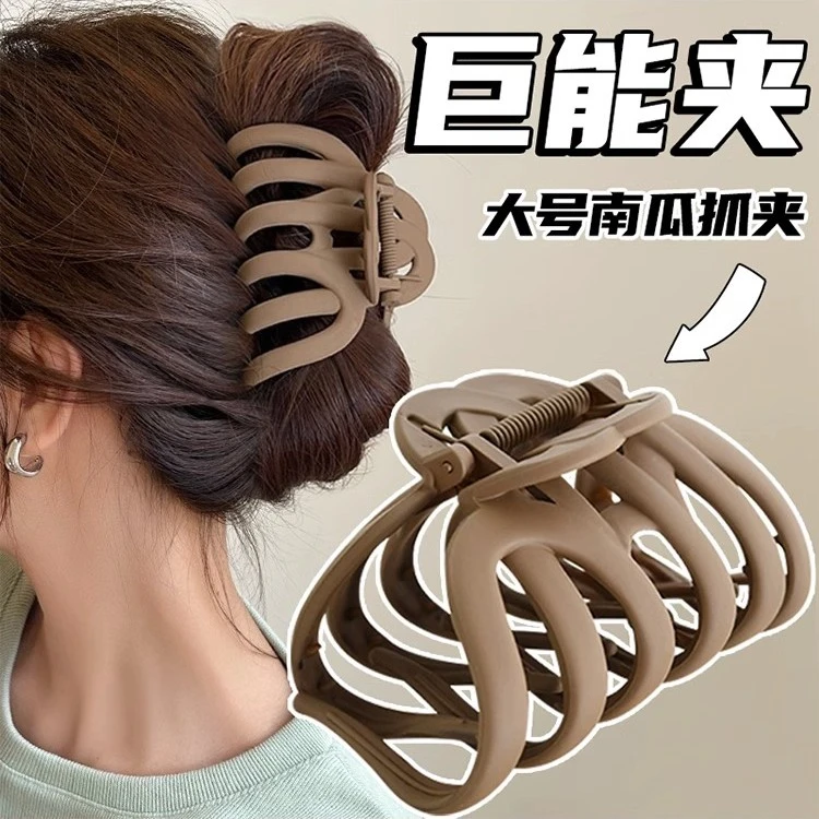 高级感特大号抓夹发量多鲨鱼夹发夹女2023新款发抓夹