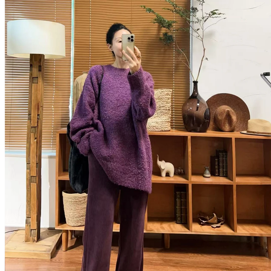 【那尚新品】软糯保暖简约时尚针织上衣
