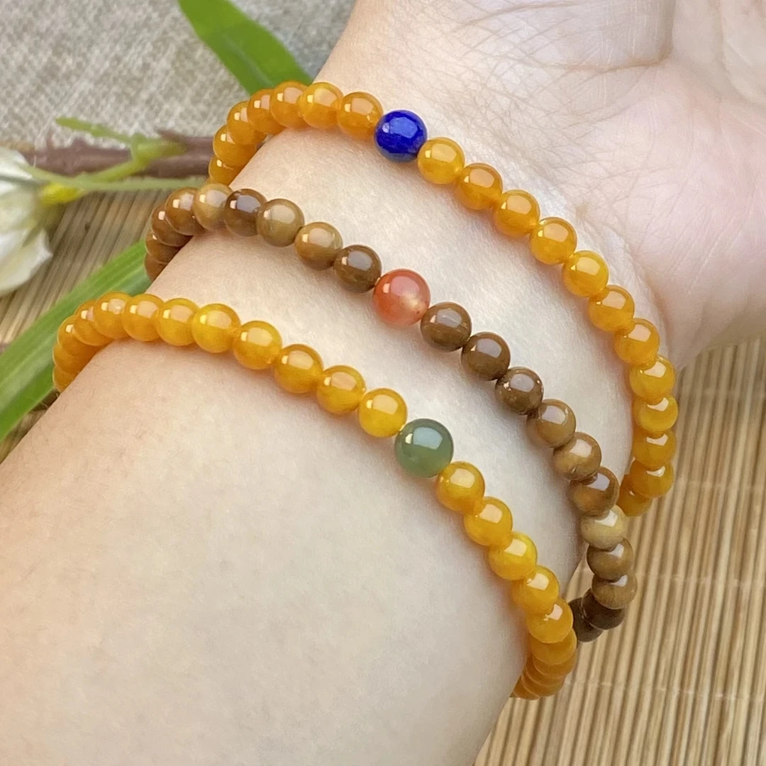 库克菩提05三圈重工老蜡手串