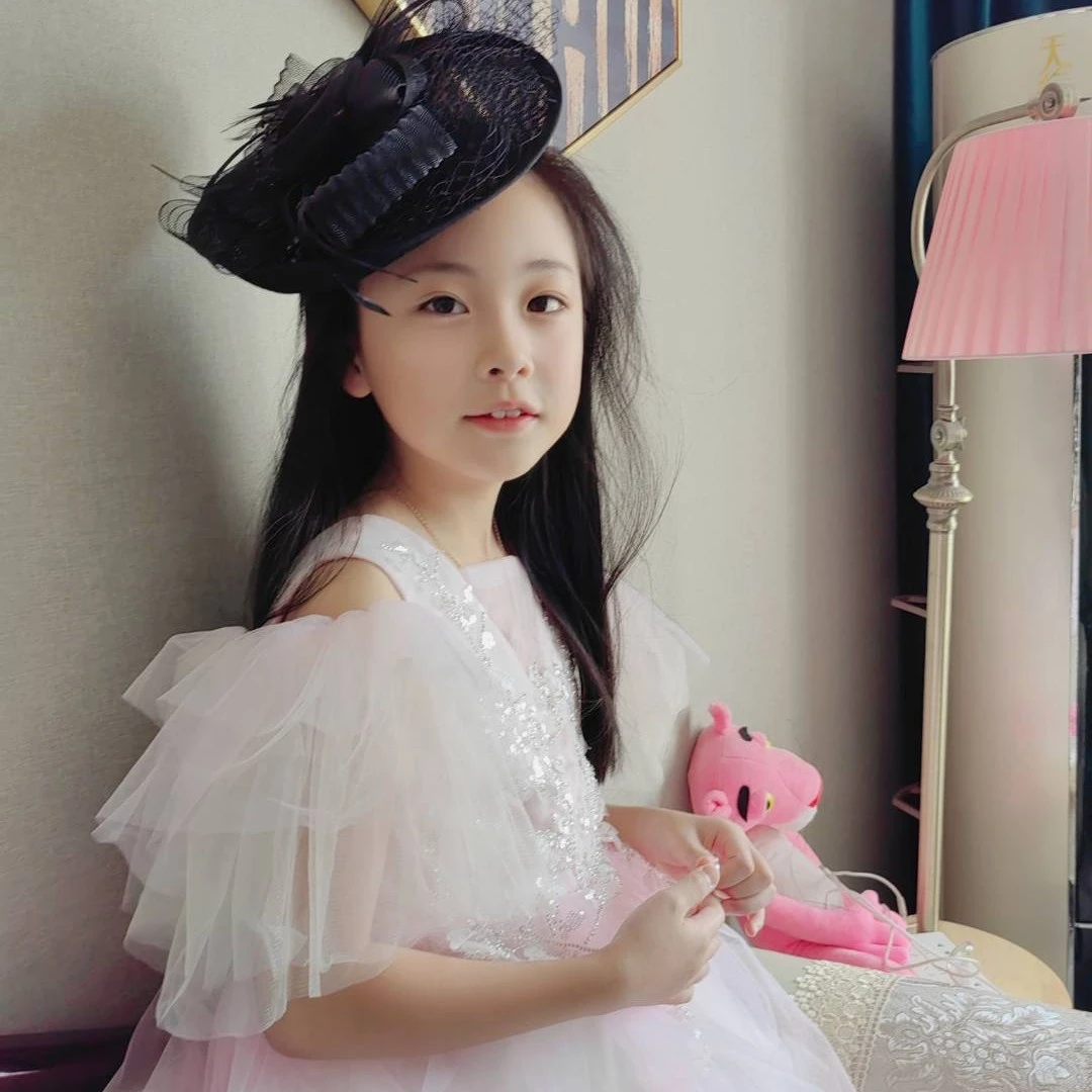 连衣裙儿童蕾丝童装女童粉色公主裙裙子洋气时尚宝宝小女孩