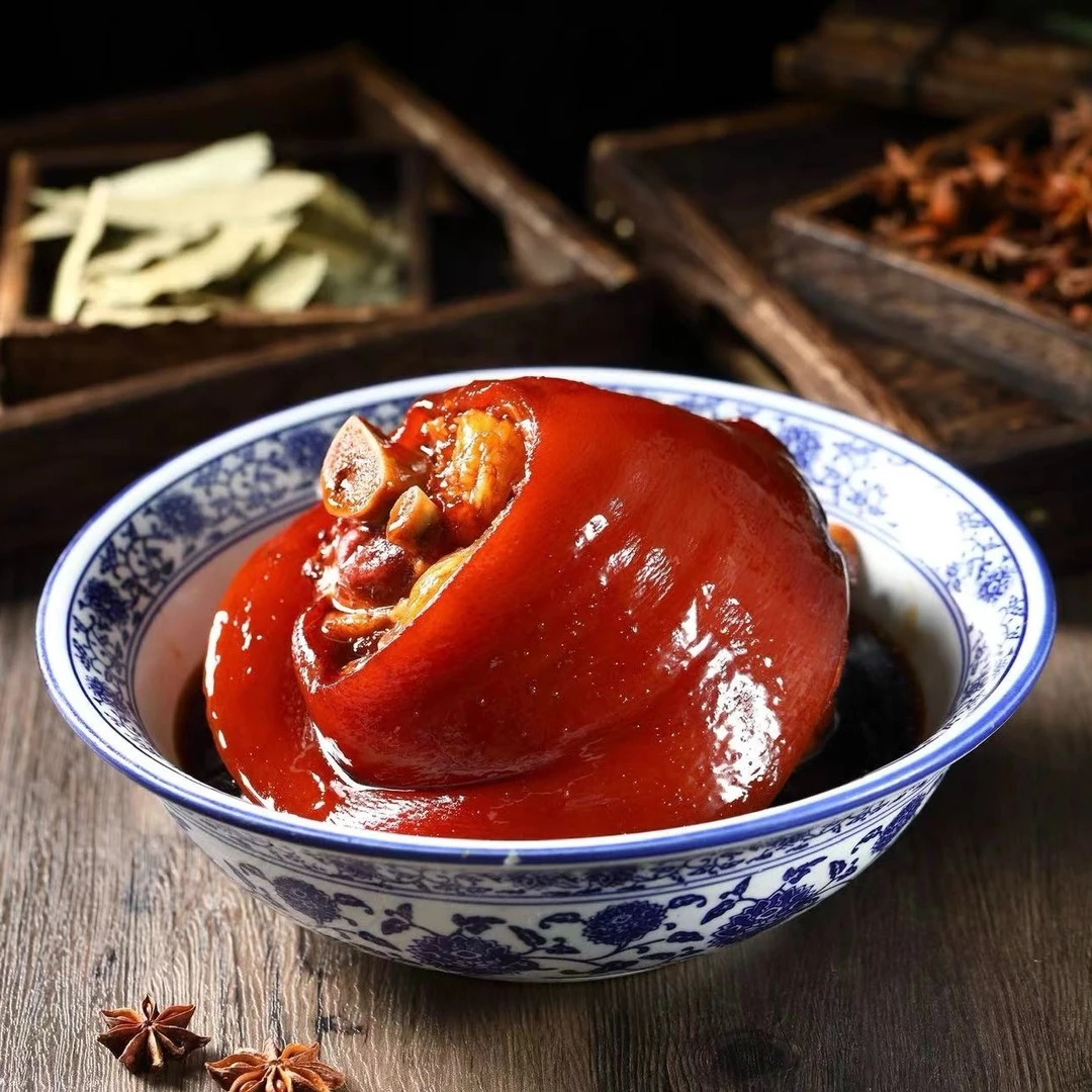 周庄特产沈万三蹄髈猪蹄酱肘子肉类卤味熟食真空