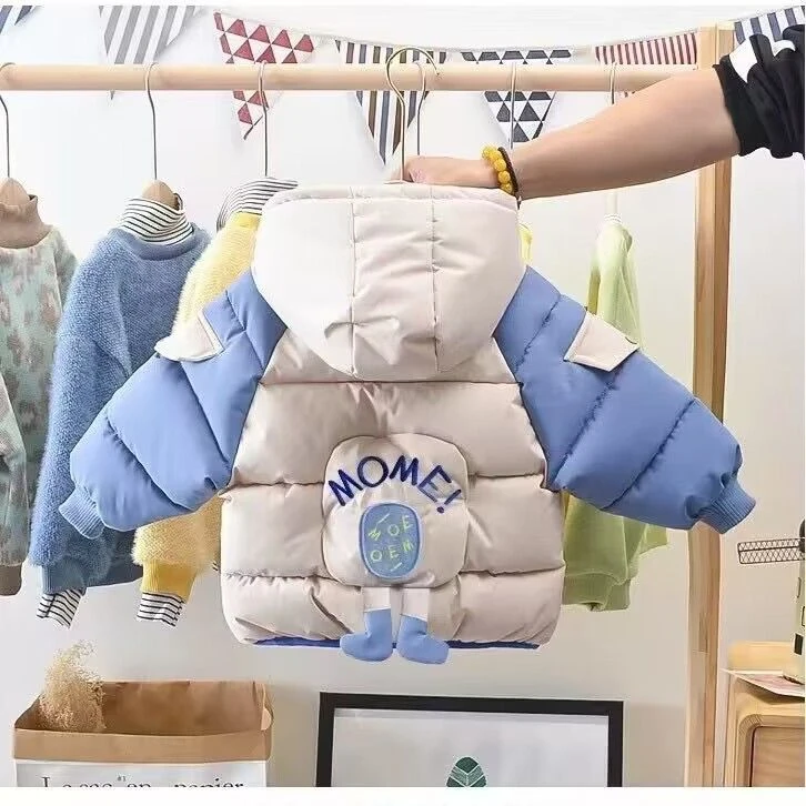 童装新款宝宝棉衣男冬季儿童袄加厚小童棉服外套女婴儿洋气