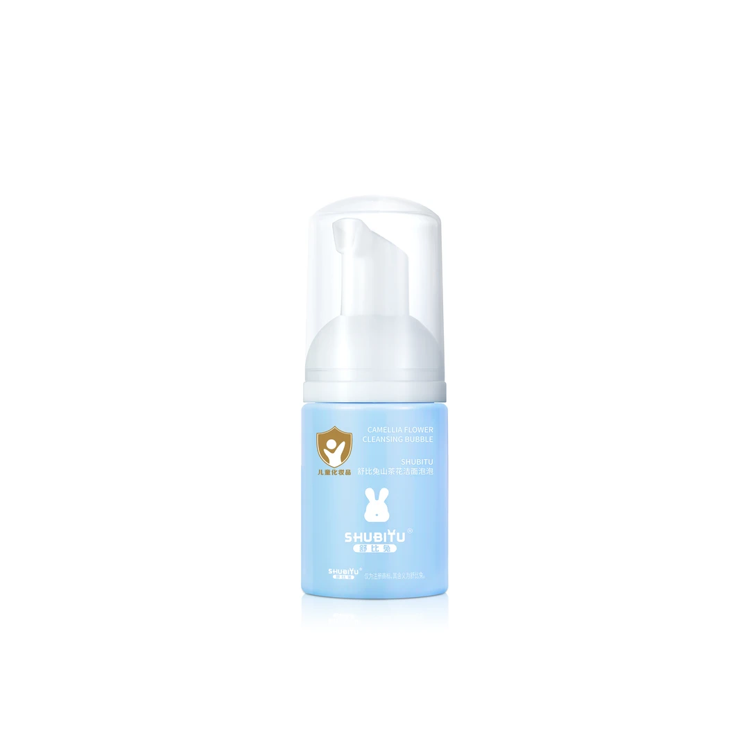 舒比兔山茶花洁面泡泡20ml 儿童专研清洁温和洗面奶旅行装A