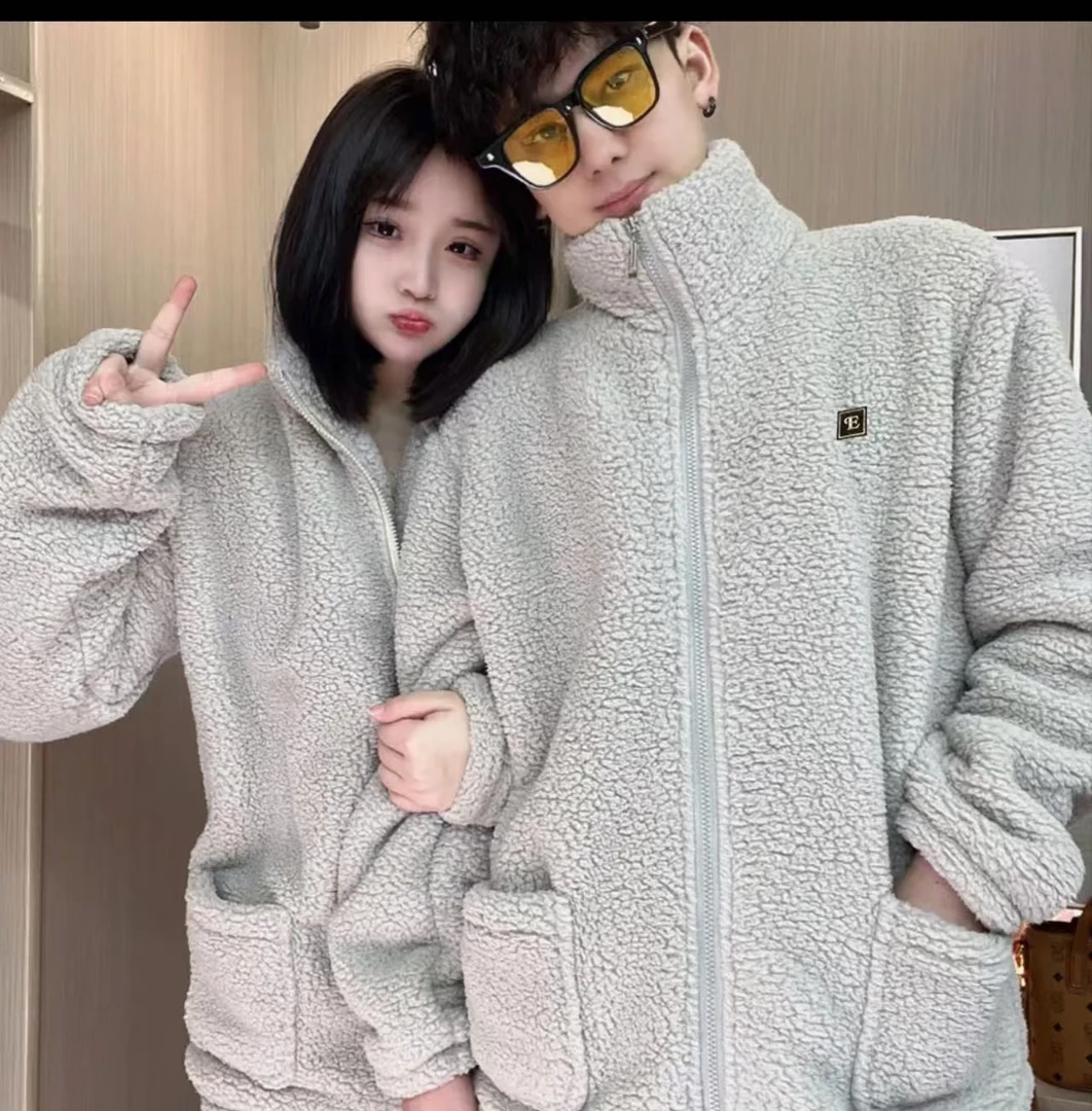 腾曼情侣睡衣新可外穿北糕绒加绒加厚2025运动冬季家居服保暖套装
