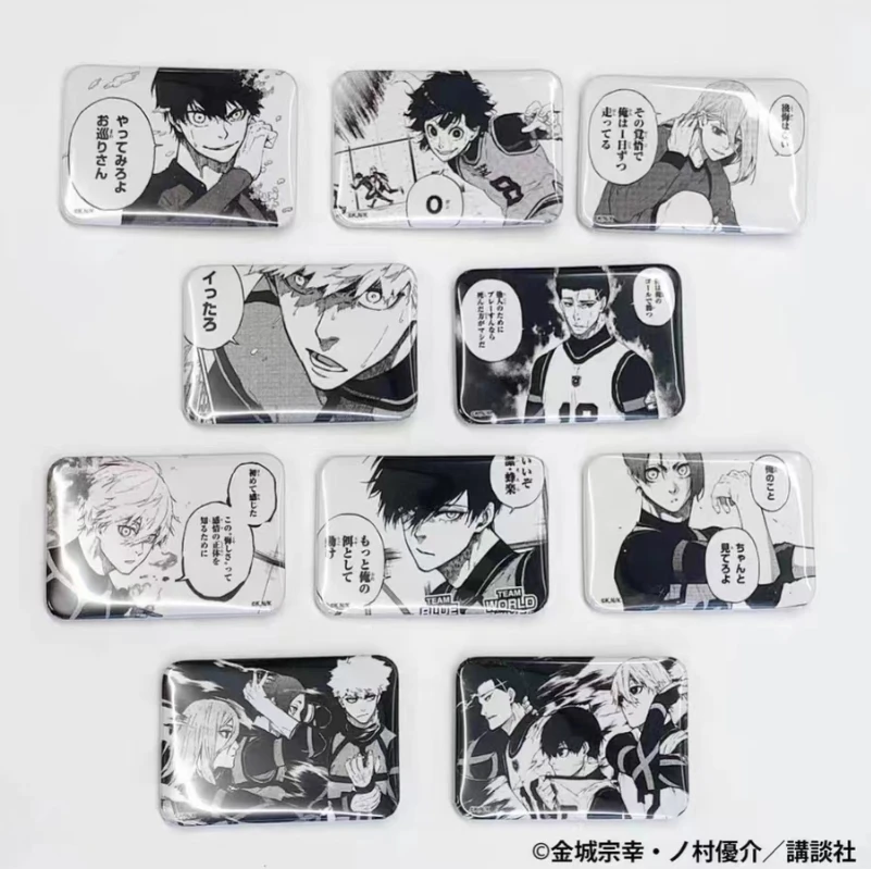 蓝色监狱 蓝锁 原画 黑白方吧唧 徽章盲包