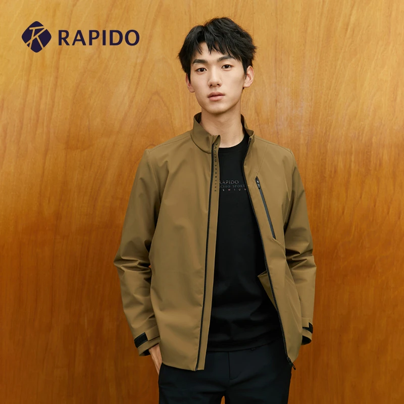 RAPIDO雳霹道2023年秋季新品男子R系列拉链立领夹克外套CN3739U02