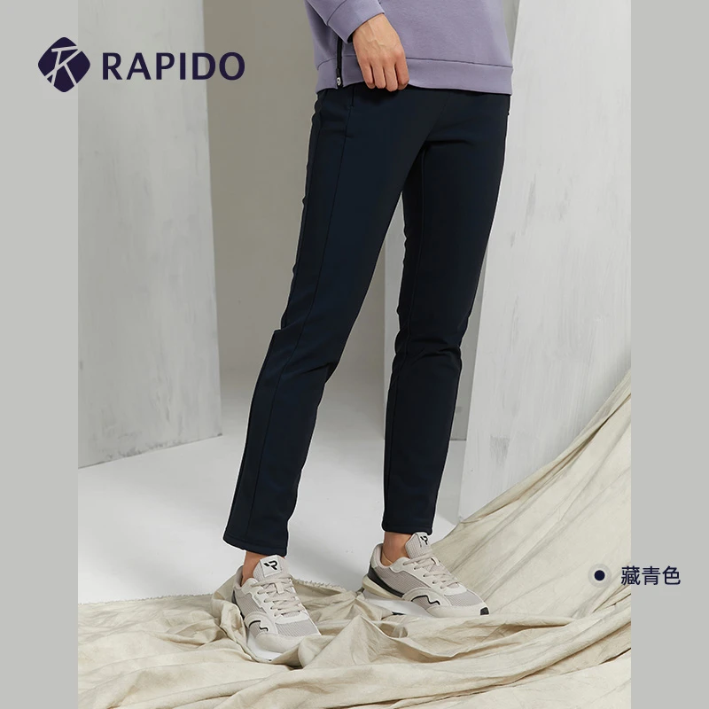 【加绒】RAPIDO睿必度24年秋冬新款女子直筒舒适休闲长裤CP3978G06
