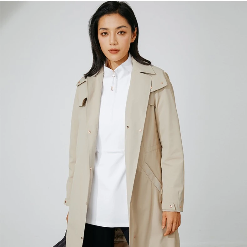 RAPIDO雳霹道冬季新品商务通勤女装一衣三穿风衣羽绒服CP2938U19