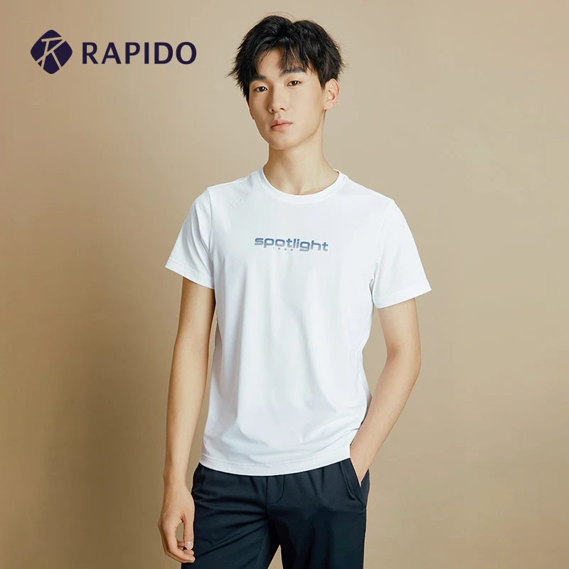 RAPIDO雳霹道2023年春季新品男子35周年短袖圆领T恤衫CN3242A35