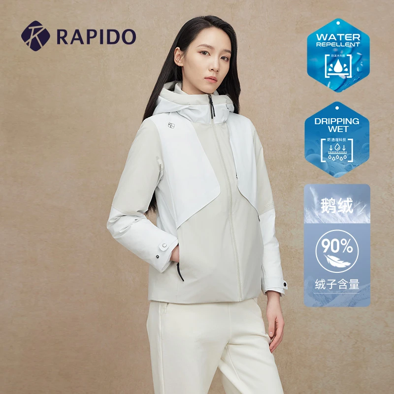 【新品】RAPIDO雳霹道2024年冬季女士O系列户外轻量鹅绒服CP4938O39
